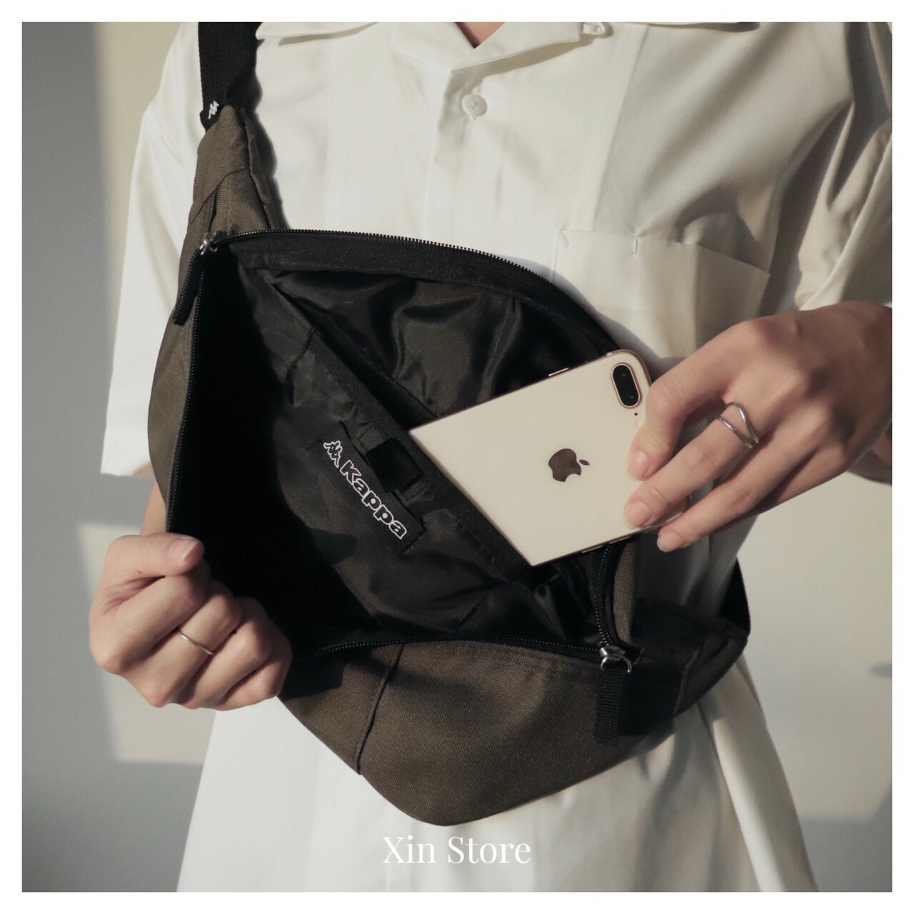 【現貨】Kappa Logo Waist Pack 腰包 側背包 日本限定