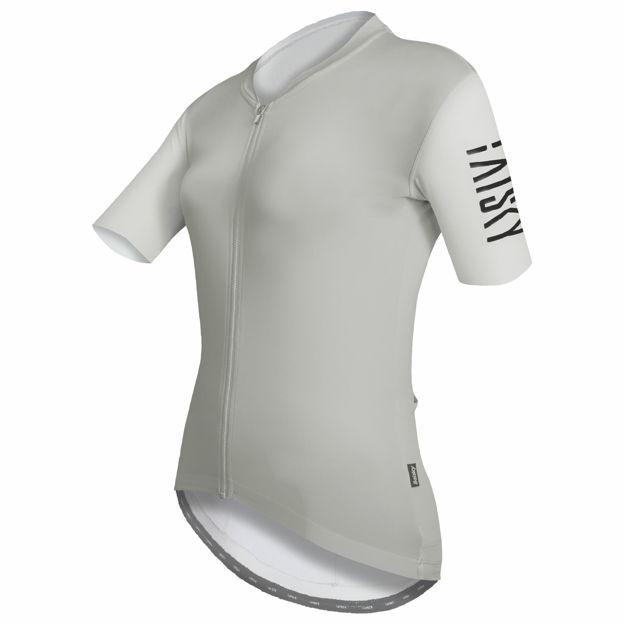 女款空力短車衣 潔淨II 淺灰