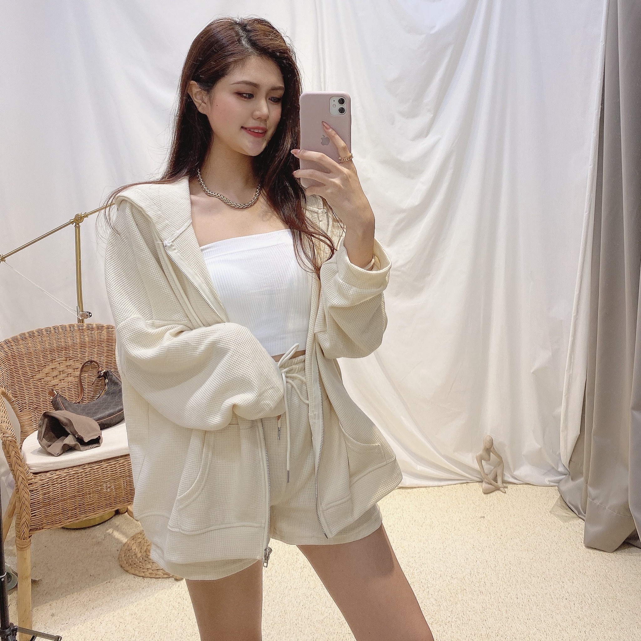 超Q鬆餅格綁套裝/三色