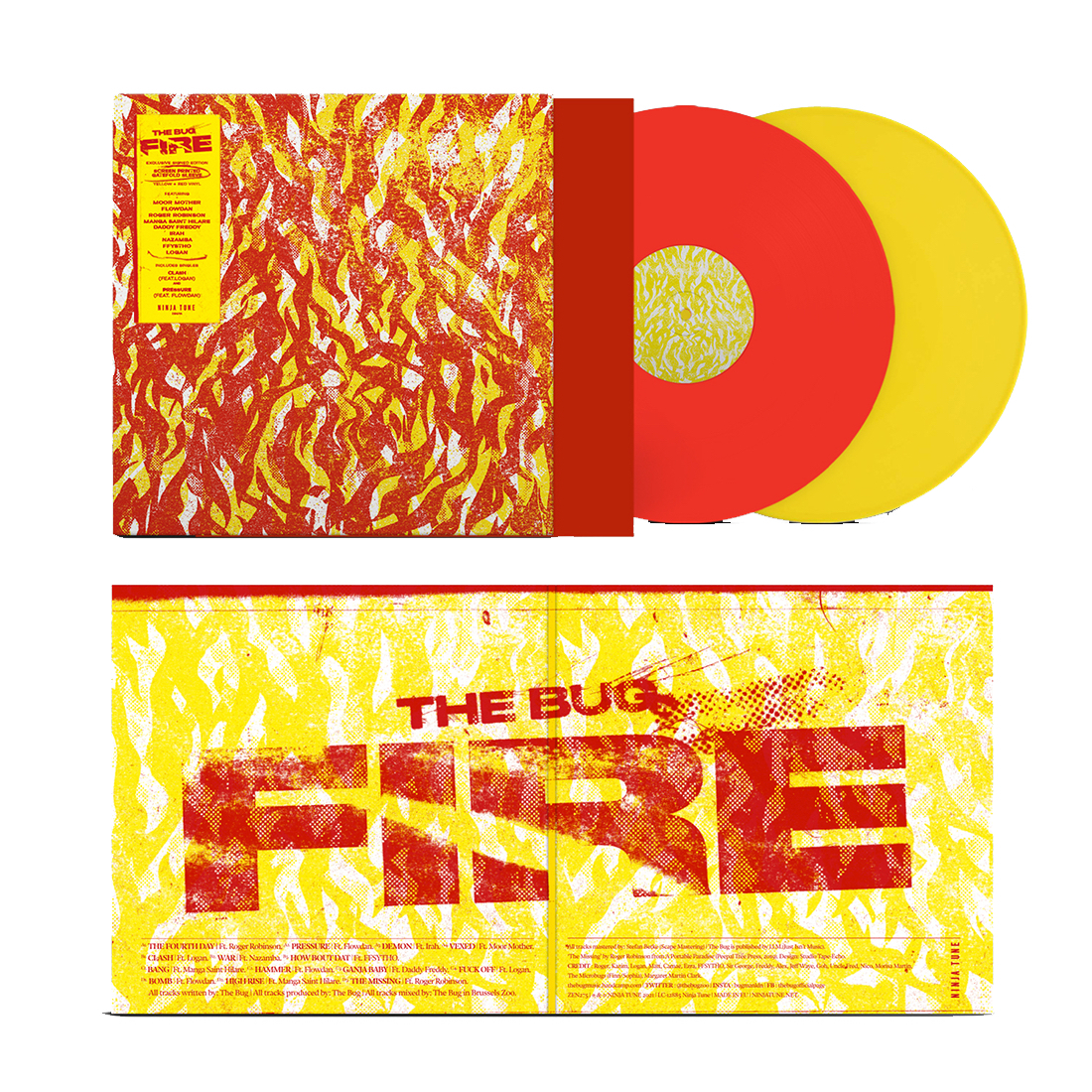 The Bug《Fire》（限量indie exclusive黃紅膠2LP）