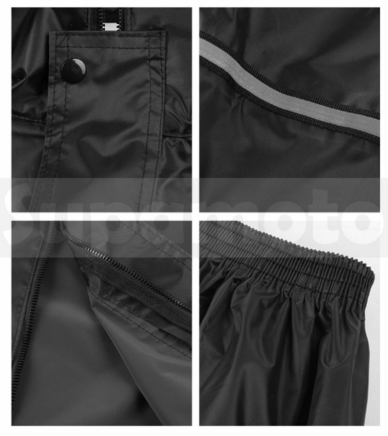 -Supamoto- 二件式 雨衣 雨褲 檔車 風衣 防雨 防水 雨鞋 雨鞋套 套裝 兩件式 2件