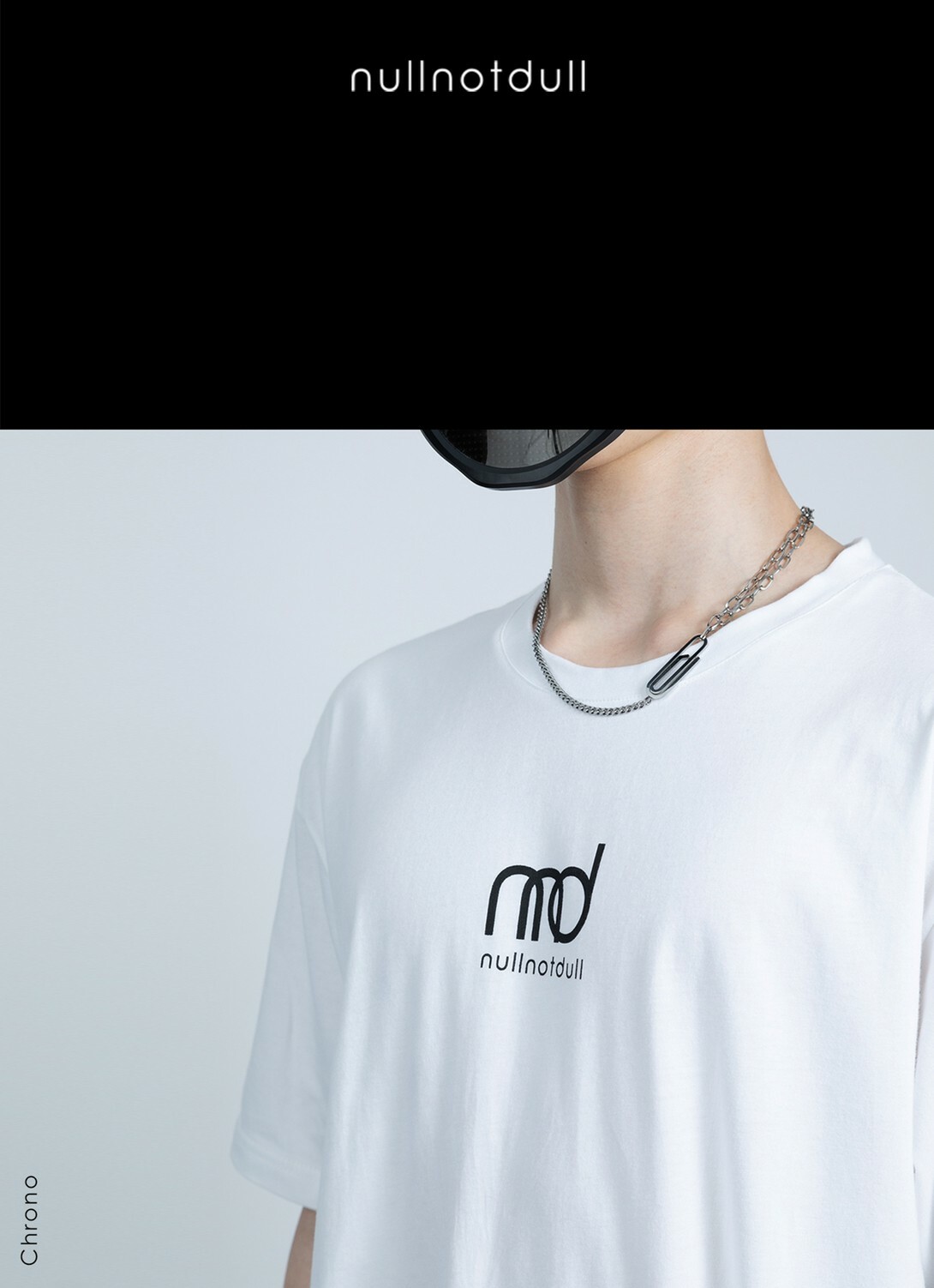 nullnotdull 新款 別針 迴紋針 白色 Logo 標語 寬鬆短袖 T