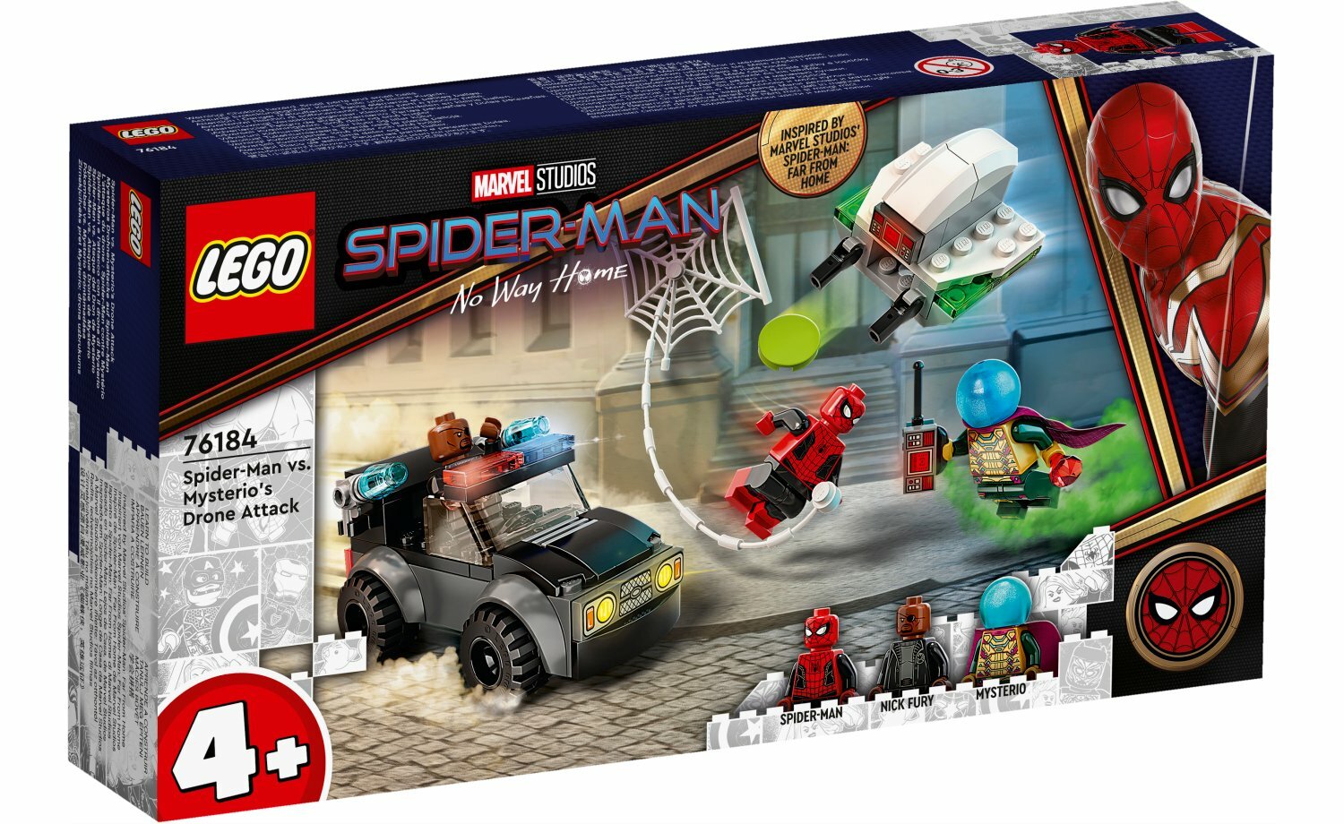 [飛米樂高積木磚賣店] LEGO 76184 Marvel-蜘蛛俠與神秘客的無人機攻擊
