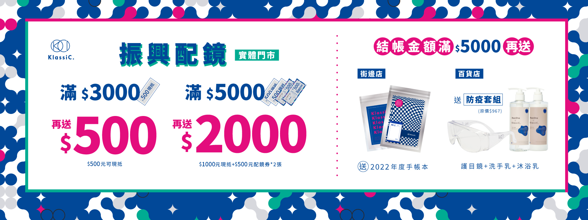 KlassiC.眼鏡墨鏡振興券優惠活動