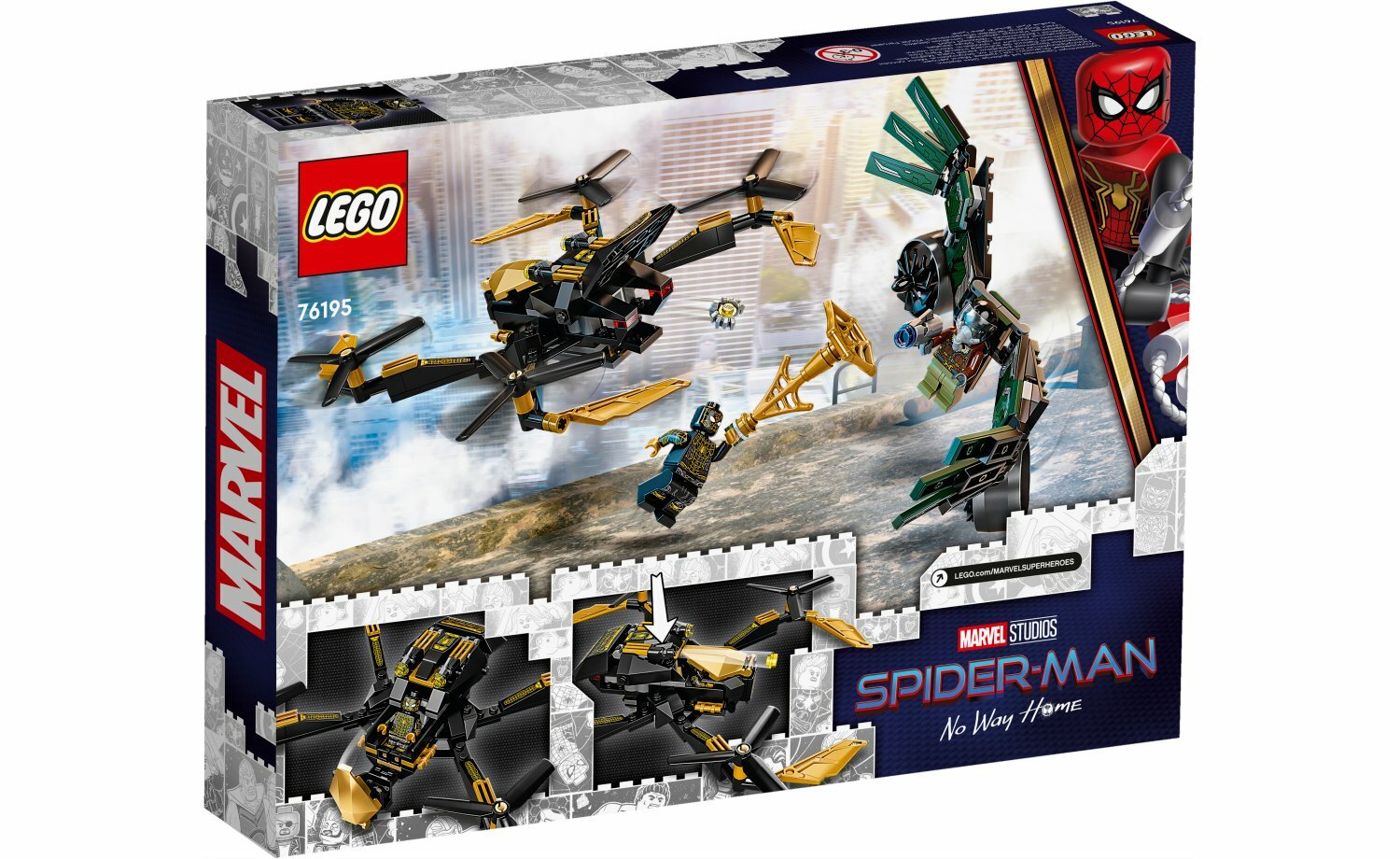 [飛米樂高積木磚賣店] LEGO 76195 Marvel-蜘蛛俠的無人機決鬥