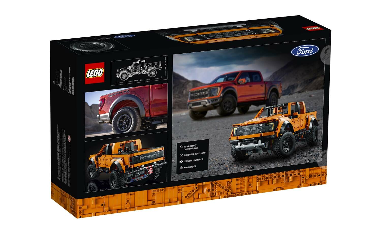 [飛米樂高積木磚賣店] LEGO 42126 Technic 福特 F-150 Raptor