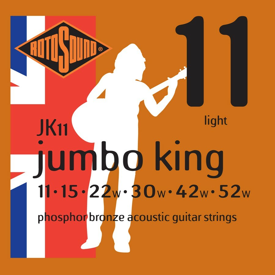 木吉他弦 RotoSound JK11 (11-52) 磷青銅 英國製 RSXA-PH-JK11-52 磷青銅弦
