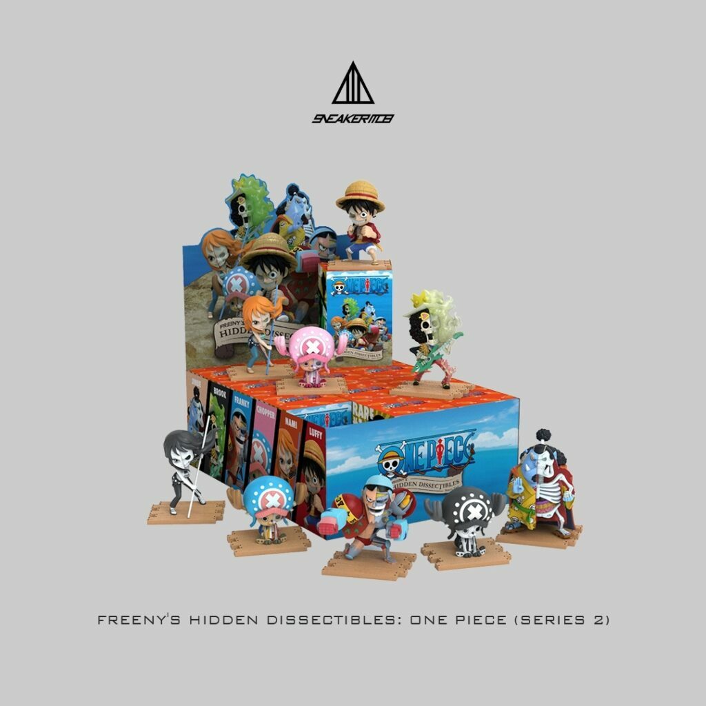 Mighty Jaxx DISSECTIBLES 第二彈 FREENY’S HIDDEN DISSECTIBLES ONE PIECE (SERIES 2) 航海王 解剖系列 第二代 盲盒 公仔（單隻販售）