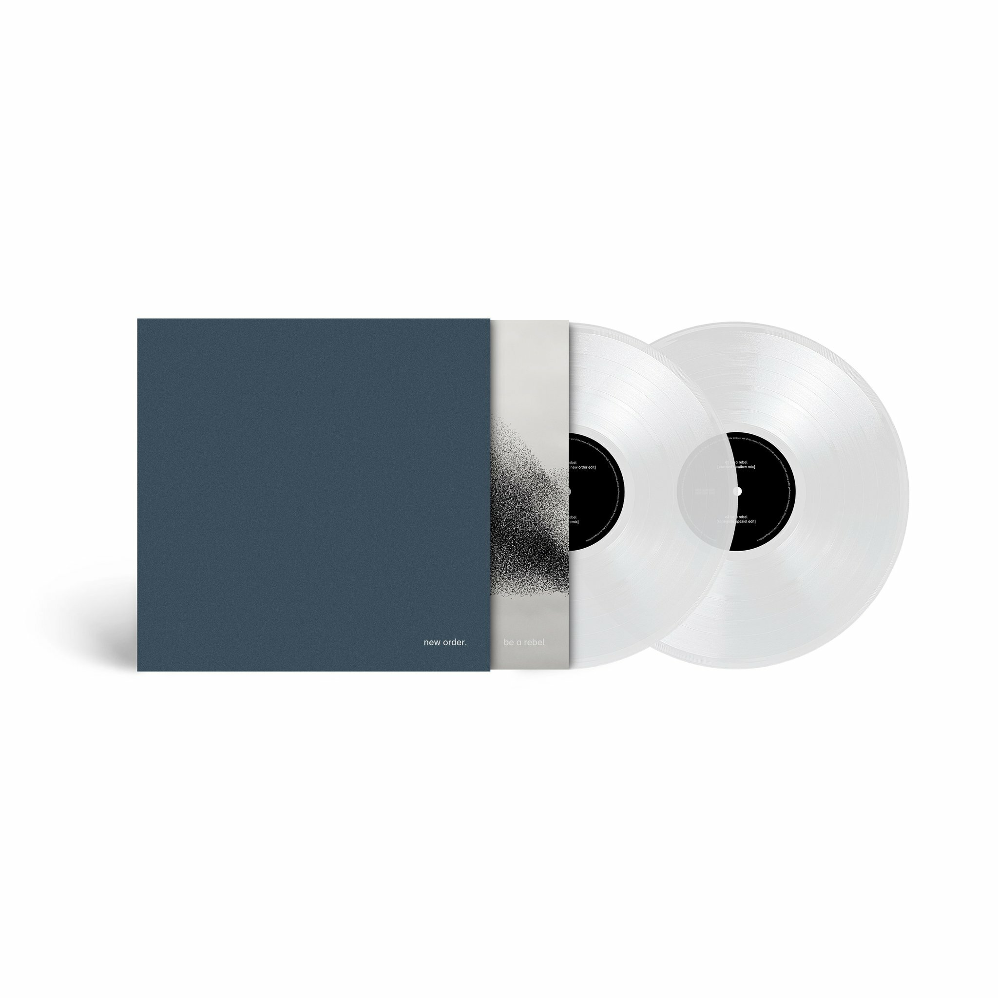 New Order《Be A Rebel Remixed》(限量透明膠2LP + MP3下載碼)