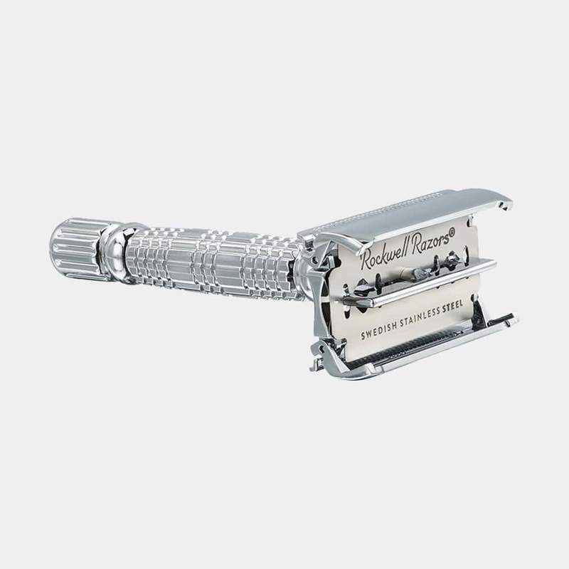 Rockwell R1 - Double Edge Safety Razor  White Chrome