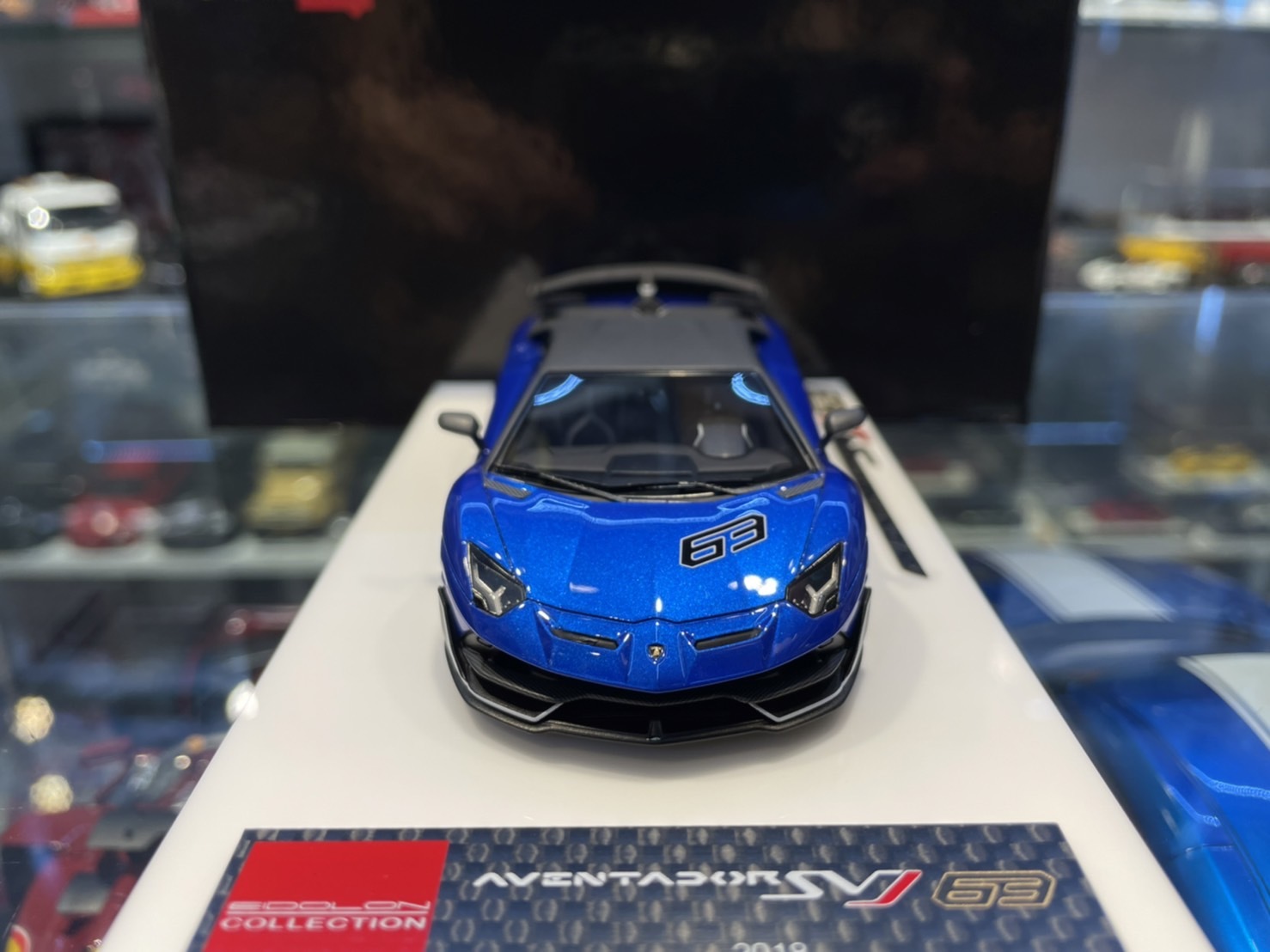 MakeUp EM514C Lamborghini Aventador SVJ 63 Blue 1/43