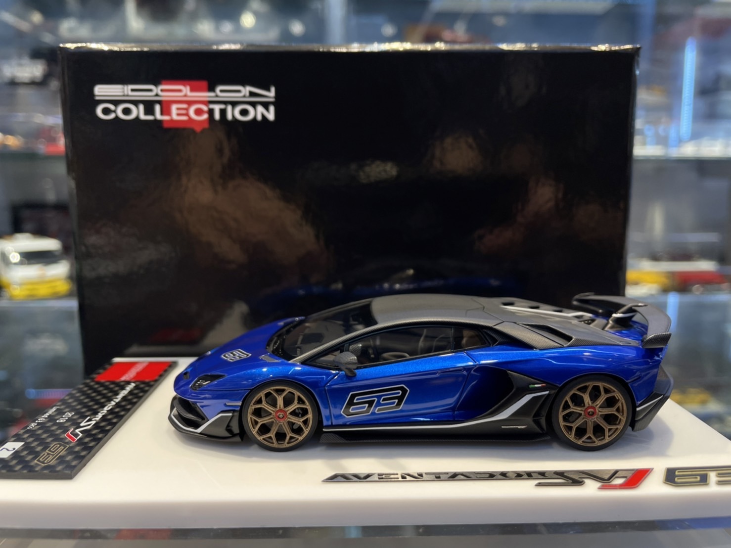 MakeUp EM514C Lamborghini Aventador SVJ 63 Blue 1/43