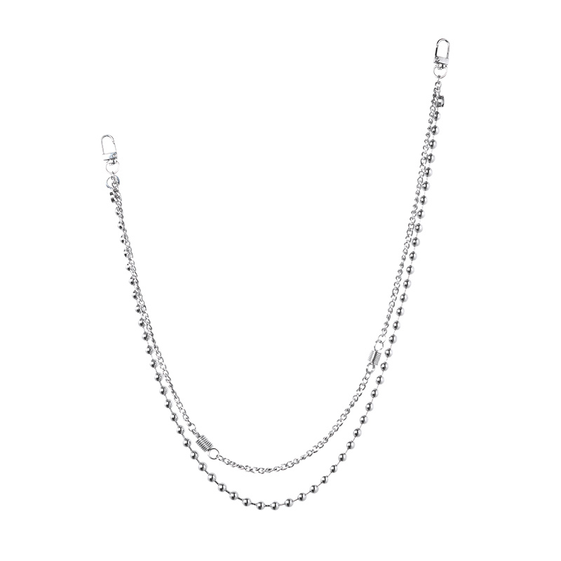 隱蔽者雙層金屬鏈西褲掛飾