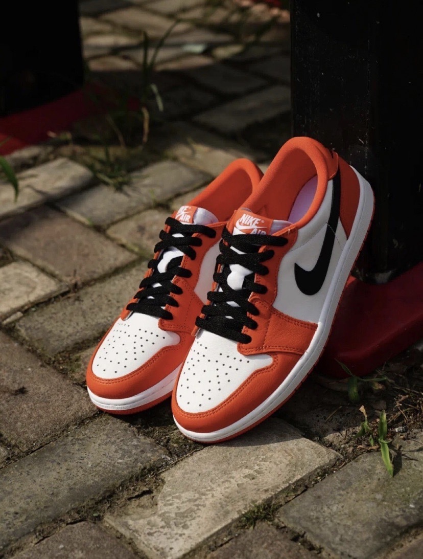 Air Jordan 1 Low OG " Shattered Backboard " 白橘 扣碎籃板 男版(CZ0790801)