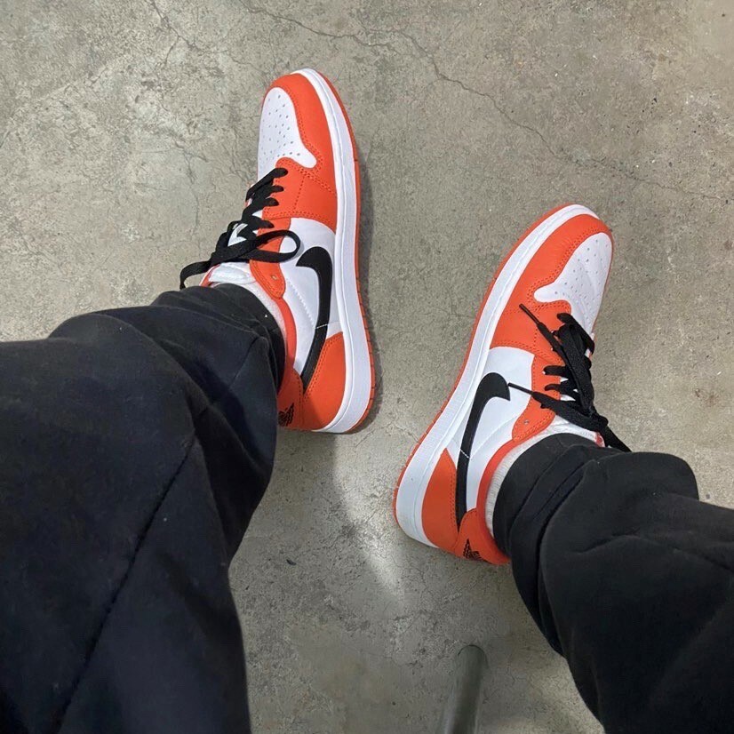 Air Jordan 1 Low OG " Shattered Backboard " 白橘 扣碎籃板 男版(CZ0790801)