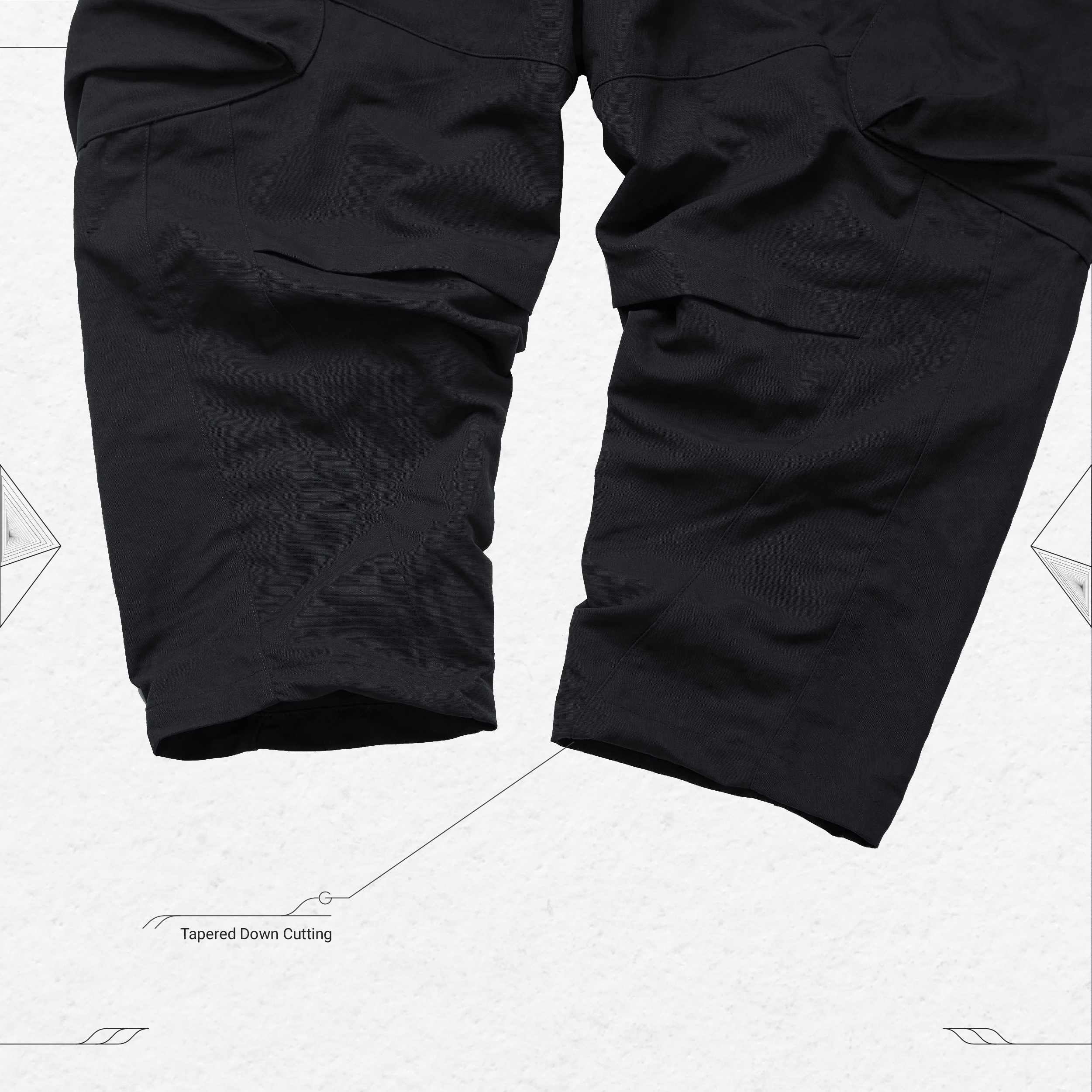 P1.L5S - “Choreutics” 3D Utility Pants - Shadow