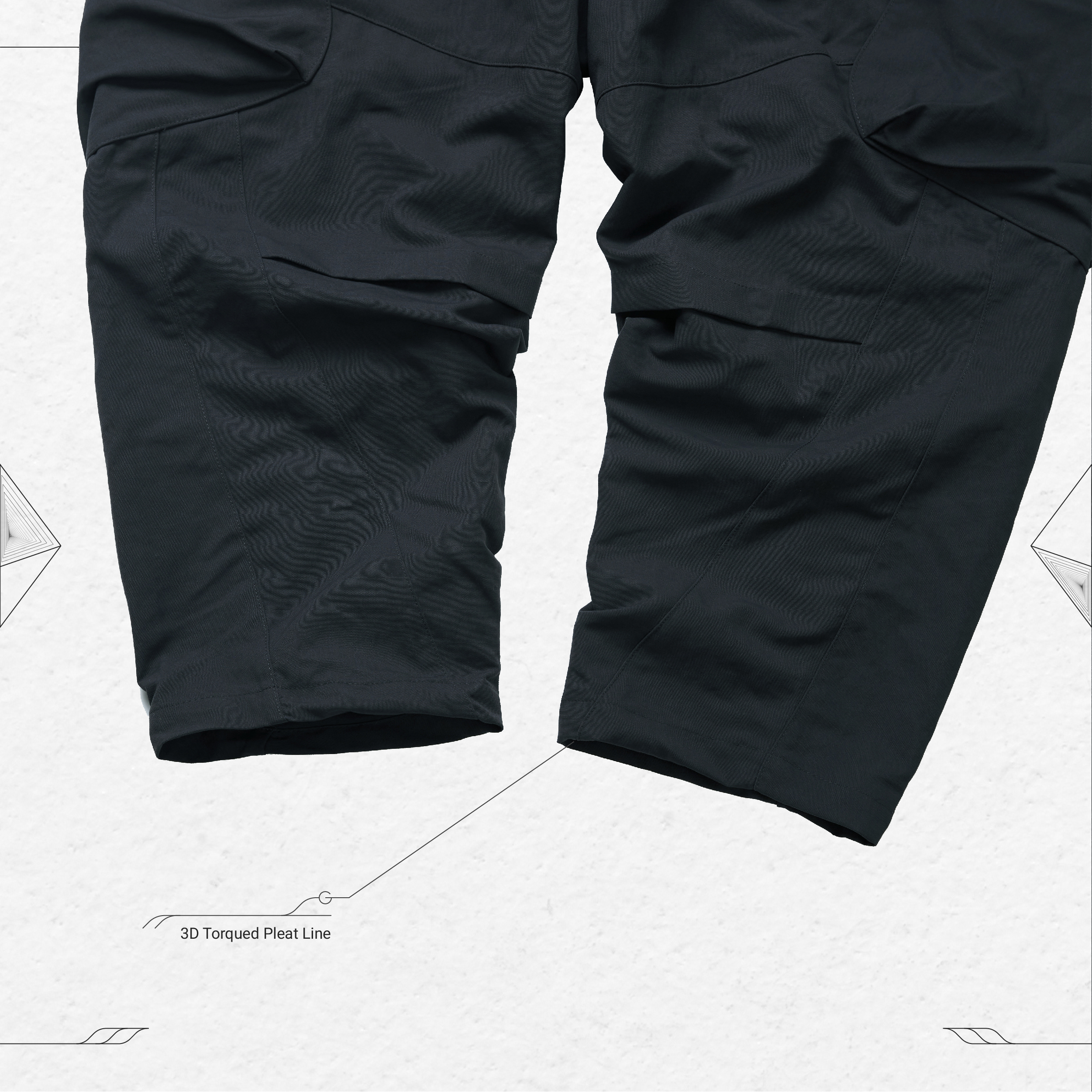 P1.L5S - “Choreutics” 3D Utility Pants - Iron