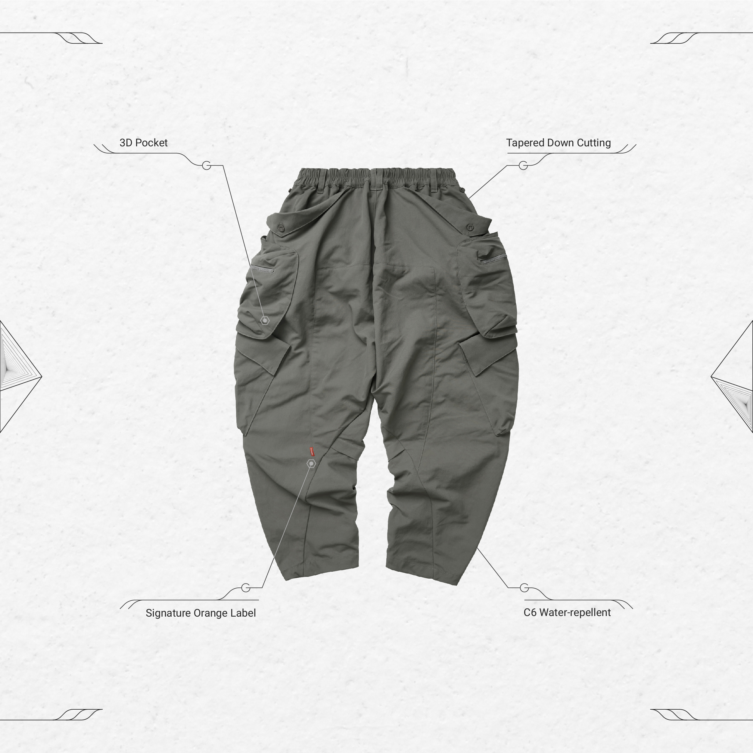 GOOPiMADE 3D Utility Pants サイズ1 カーゴパンツ GOOPiMADE - P1.L5S - “Choreutics“ 3D Utility Pants - SHINKIROU1.0