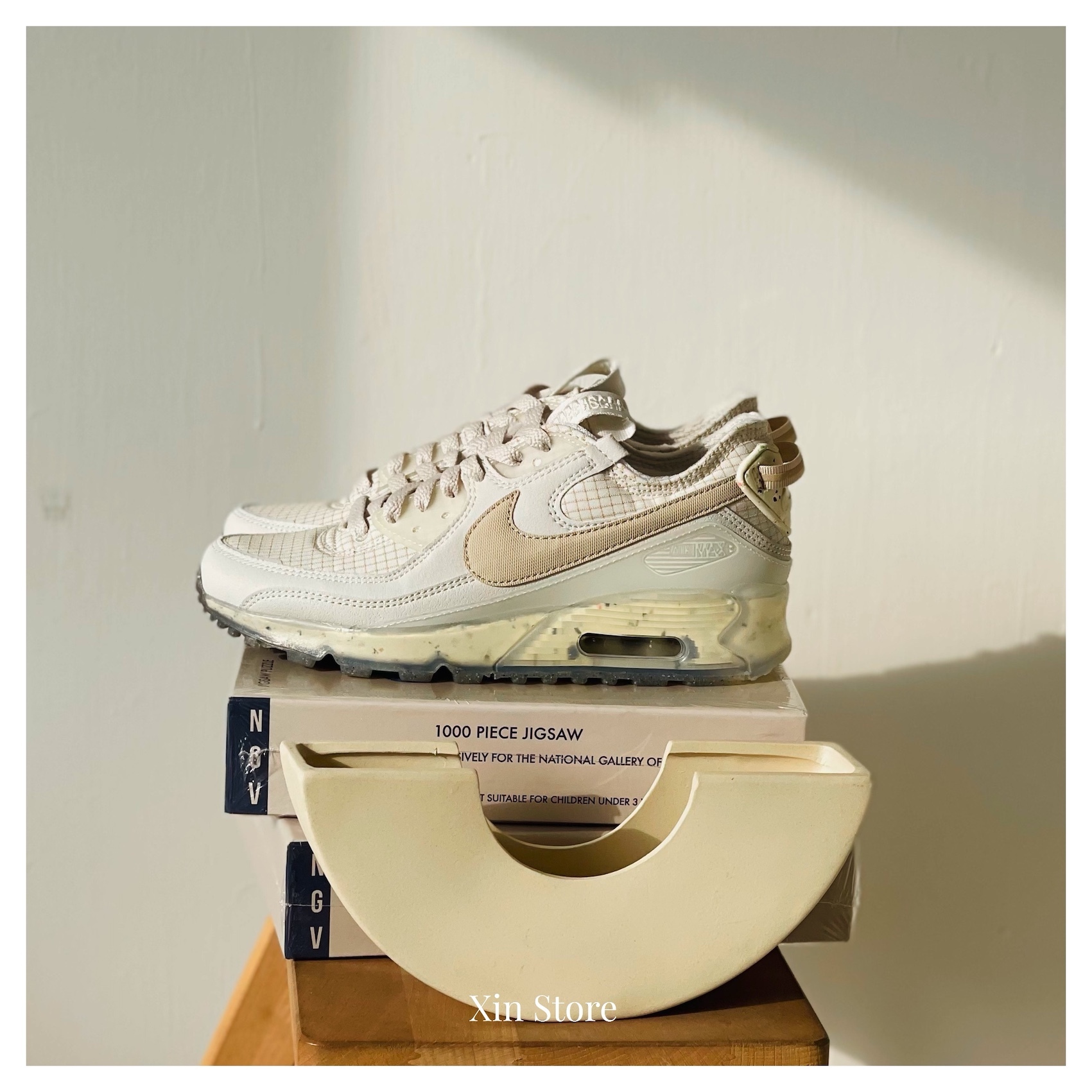 【現貨】Nike Air Max Terrascape 90 奶茶勾 抗撕裂 果凍底 氣墊 增高 奶油派對