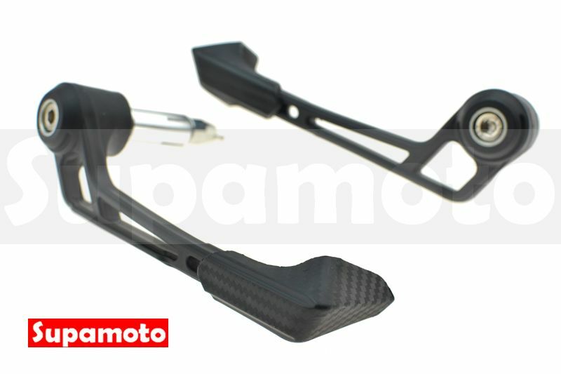 -Supamoto- GP 碳纖維 護弓 C款 牛角 端子 卡夢 保護桿 端子 手把 握把 拉桿 仿賽 咖啡 街車 重機