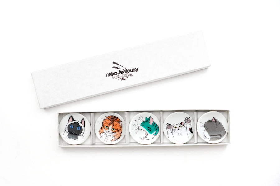 九谷燒-neko jealousy 筷架組／B
