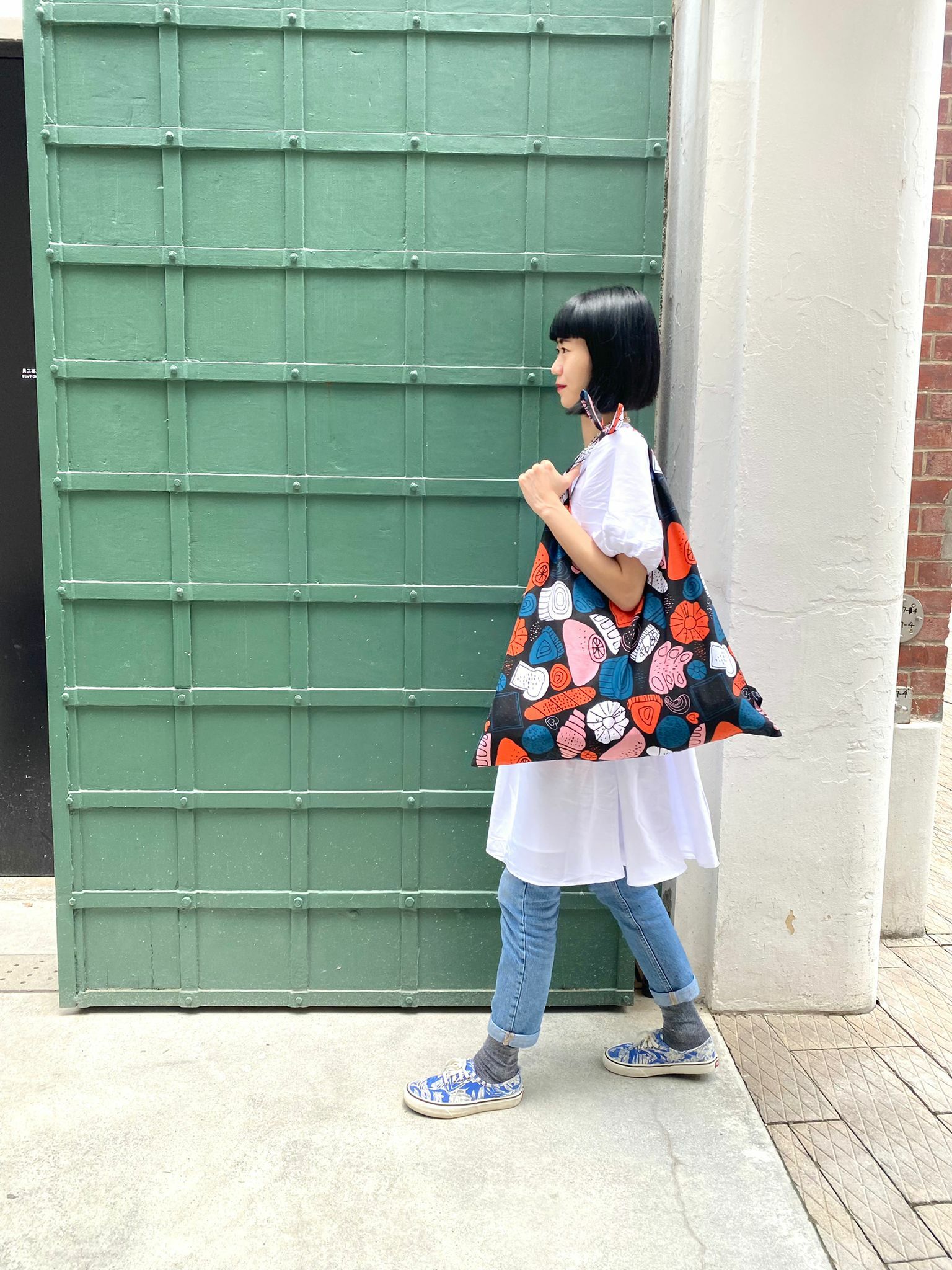 iBakery x ZOEE Black Reef Knot Tote Bag