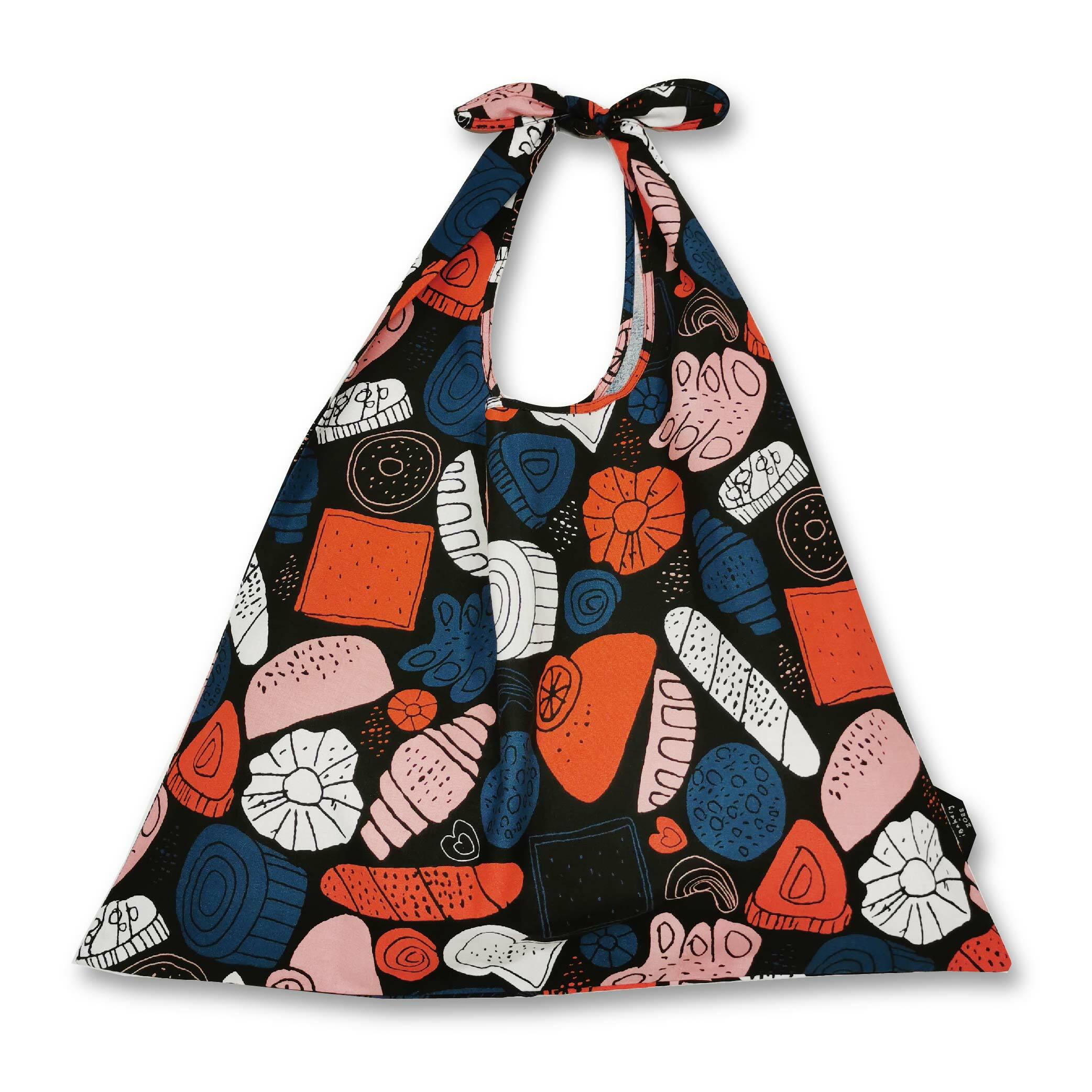 iBakery x ZOEE Black Reef Knot Tote Bag