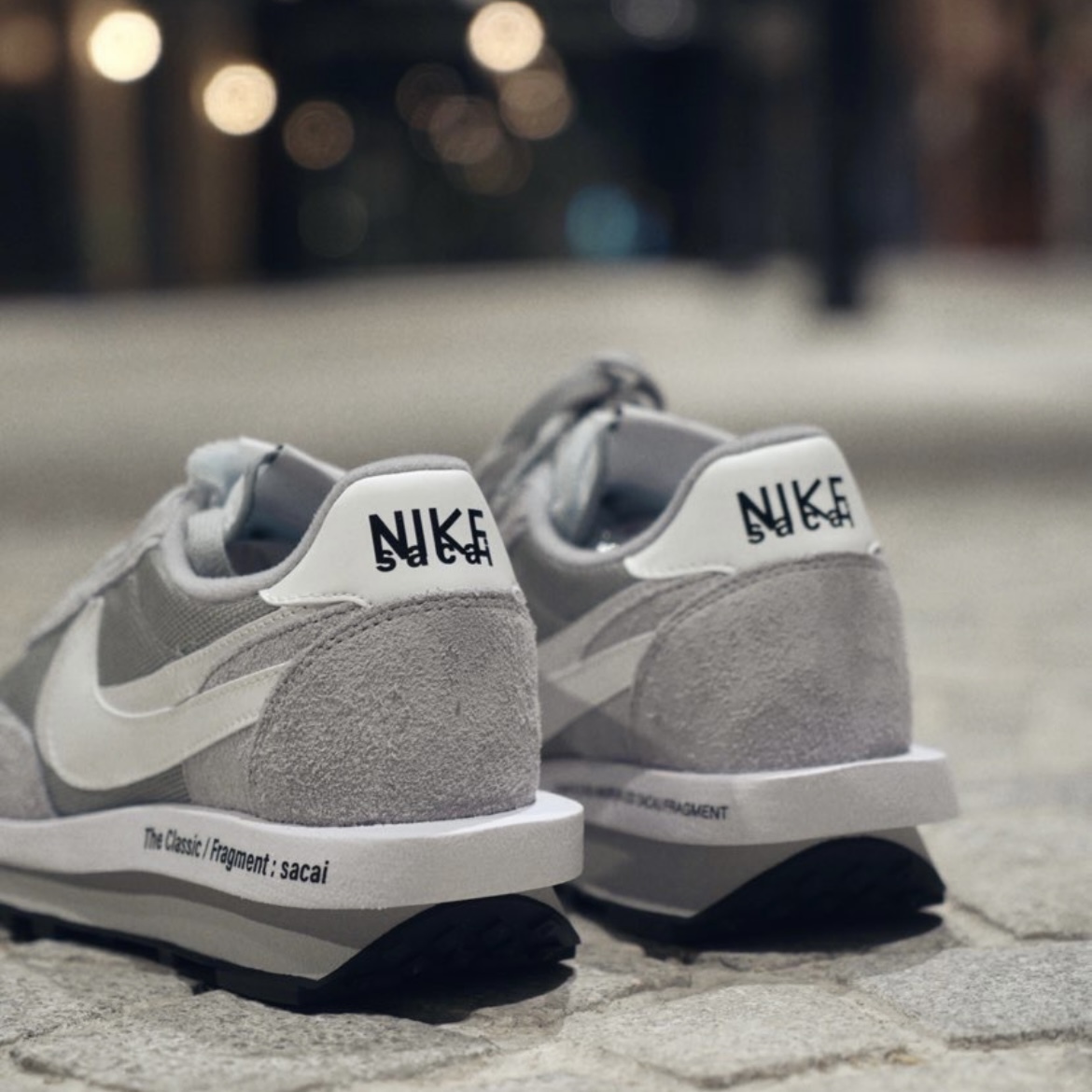 Nike LDWaffle x Sacai x Fragment Light Smoke Grey 藤原浩解