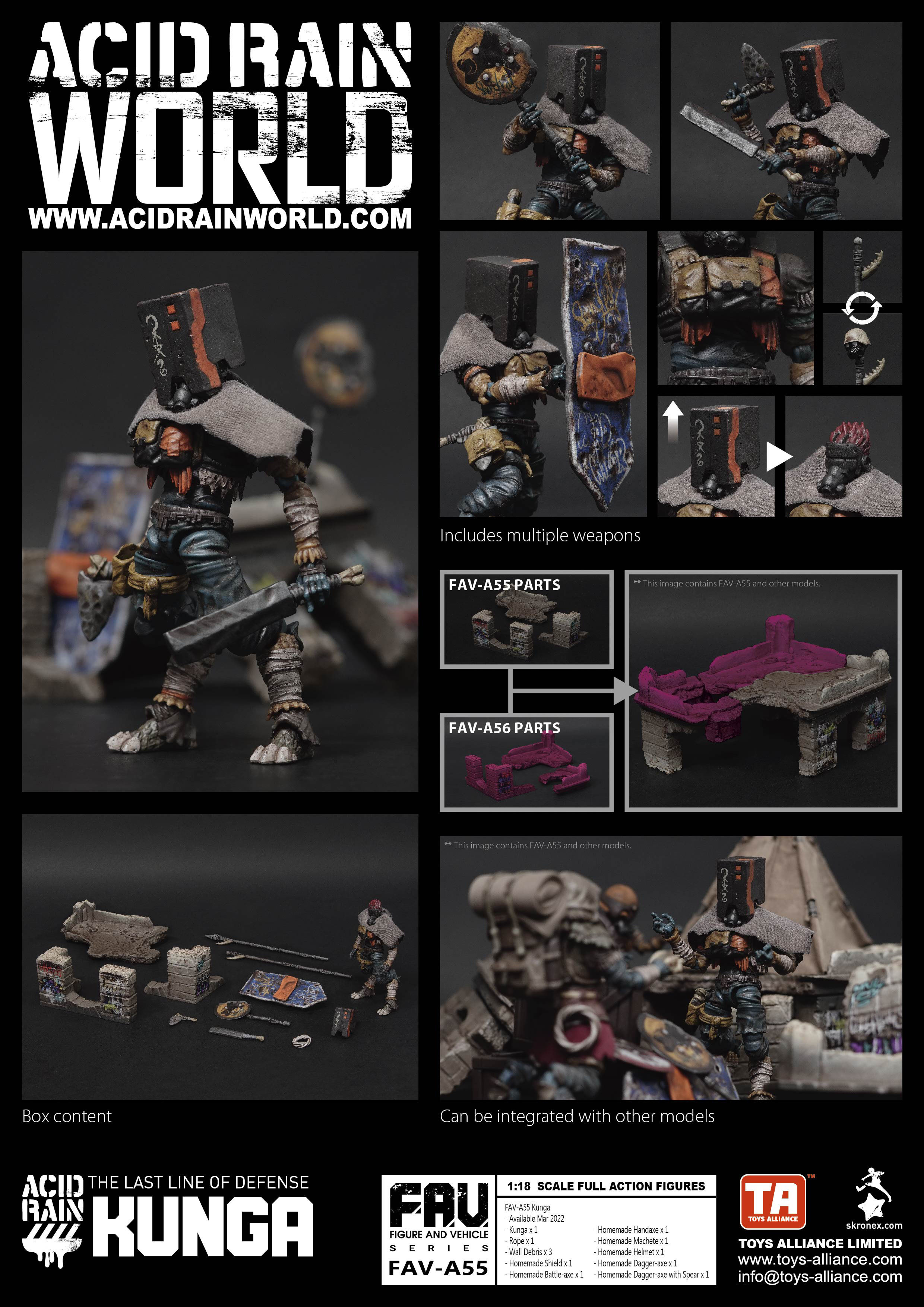 Toys Alliance Acid Rain 酸雨戰爭 FAV-A55 昆加