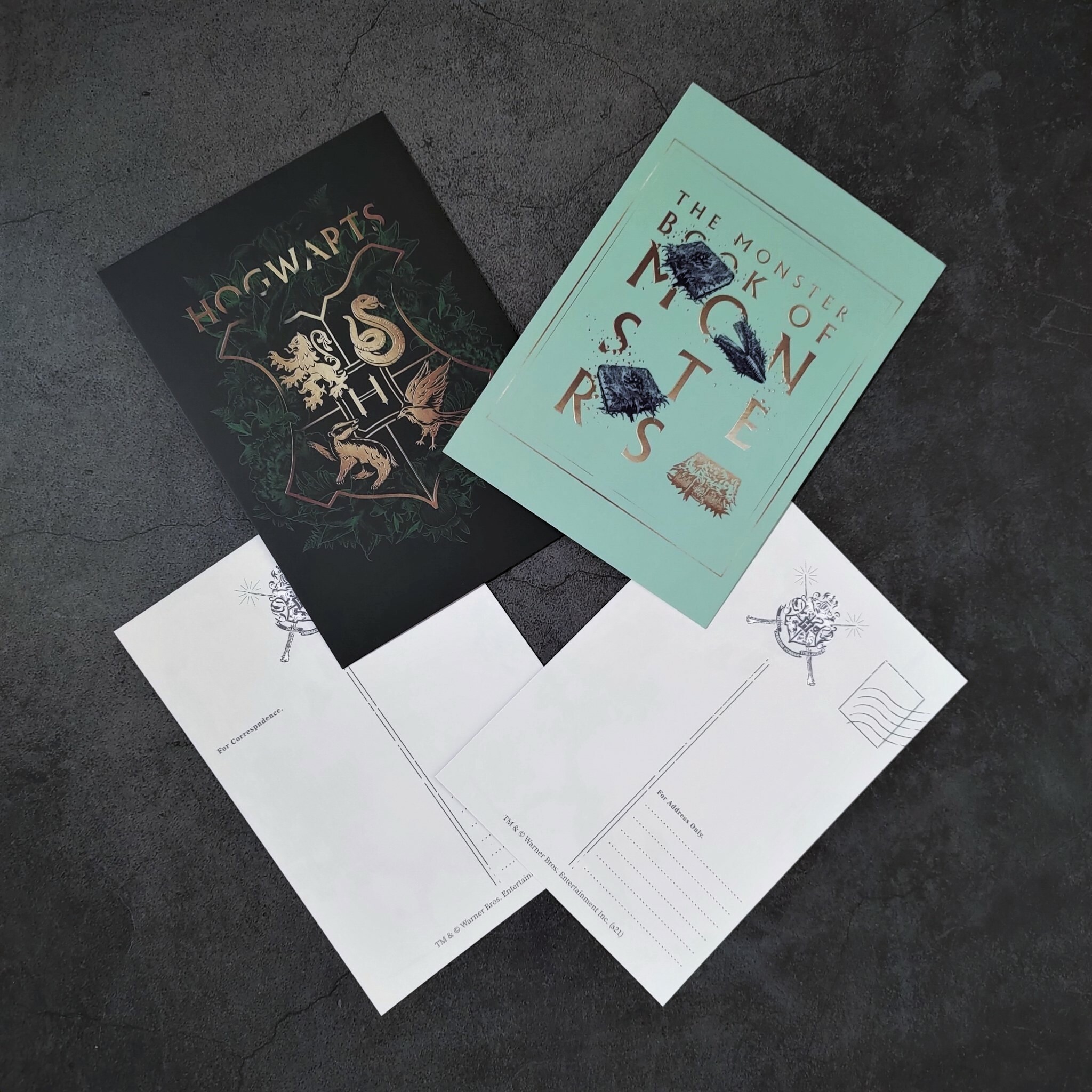 哈利波特-明信片4入組-霍格華茲