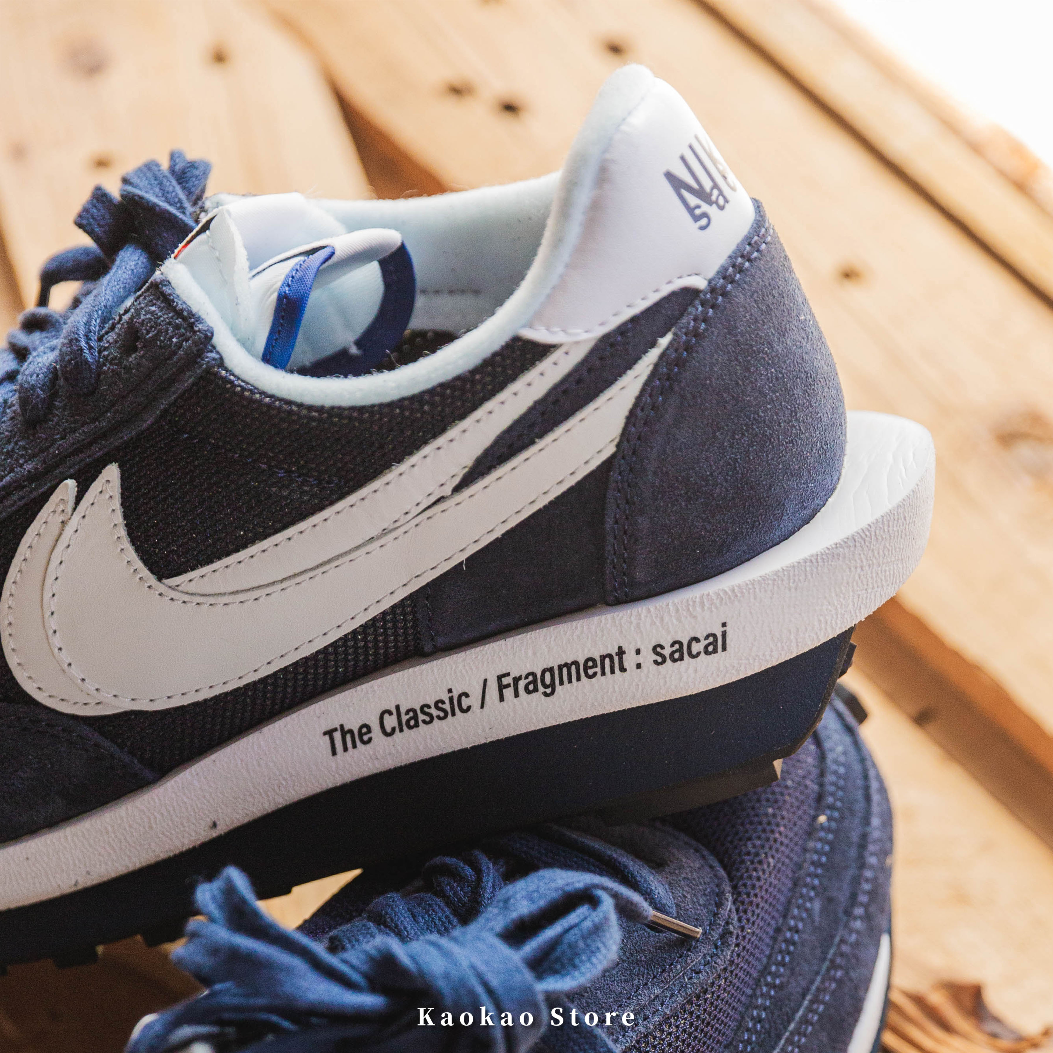 Nike LDWaffle x Sacai x Fragment Blackened Blue 藤原浩解構