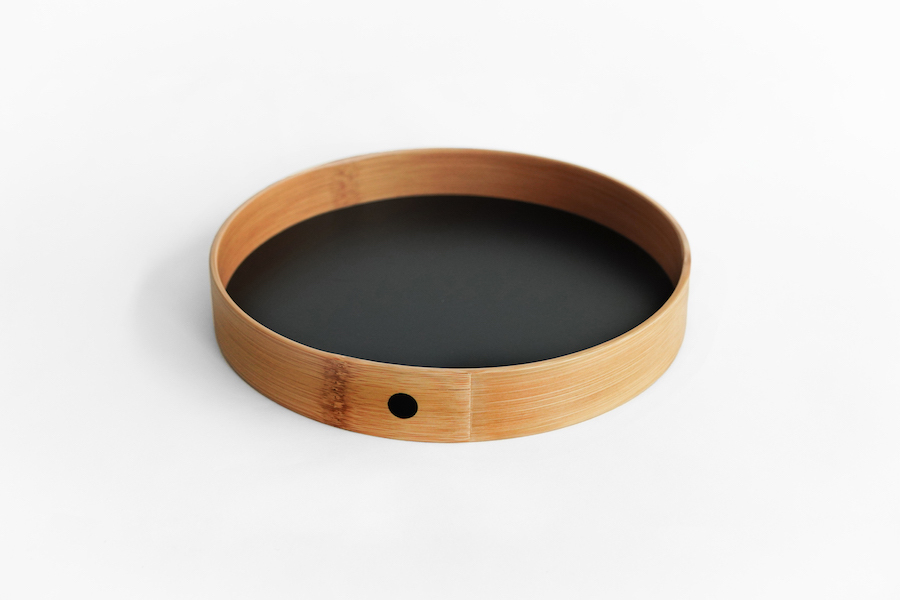 公長齋小菅-圓形托盤 S
