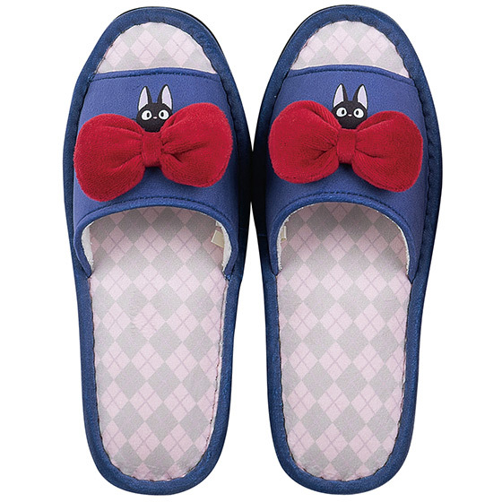 室內拖鞋 魔女宅急便 嚮往的蝴蝶結 海軍藍