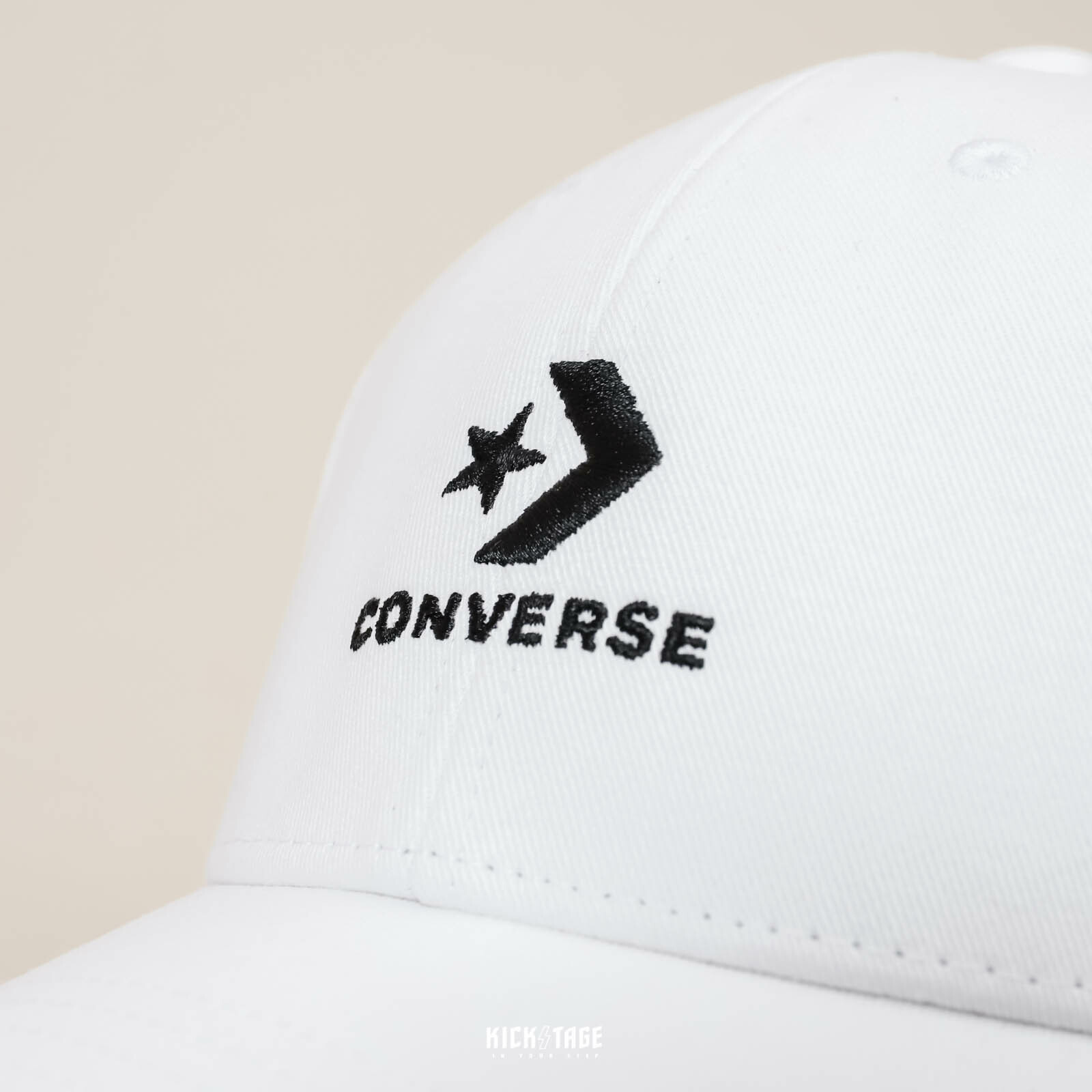 <特價，不退換> CONVERSE LOCK UP BB HPS 奶茶色 淺米色 箭星 刺繡 老帽 遮陽帽 棒球帽【10008479-A25】