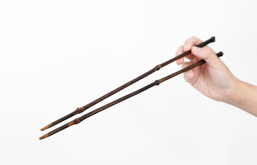 公長齋小菅-黑竹公筷33cm