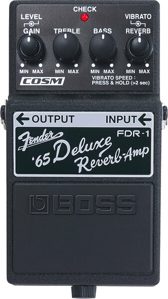 ギター BOSS Fender '65 Deluxe Reverb-Amp FDR-1 Boss FDR-1 Fender '65 Deluxe Reverb Amp Pedal | Reverb
