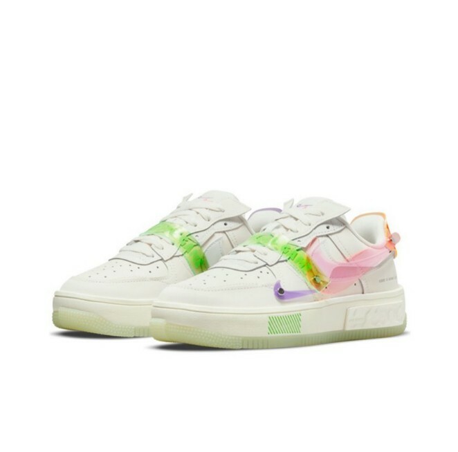 Nike Air Force 1 Fontanka 'Have A Good Game' 白色 電競主題 夜光底 女款