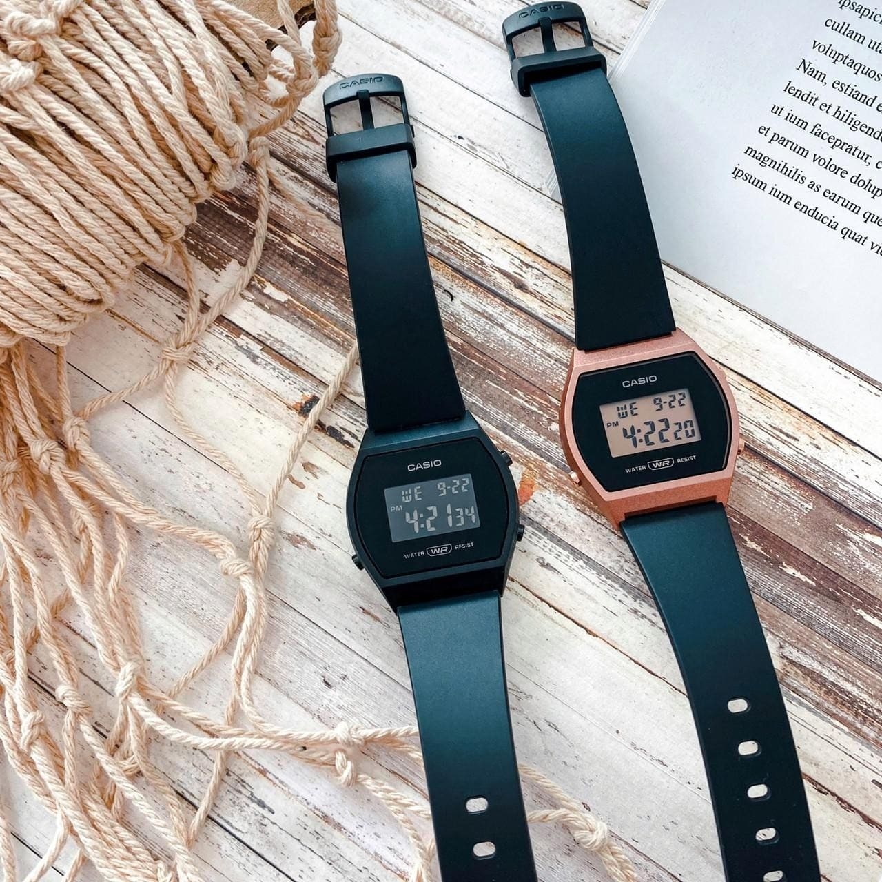 【CASIO 卡西歐】酒桶造型復古電子錶 LW-204-1B / LW-204-1A 現代鐘錶