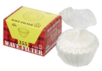 Kalita 漂白圓波紋濾紙 #155盒裝 50P