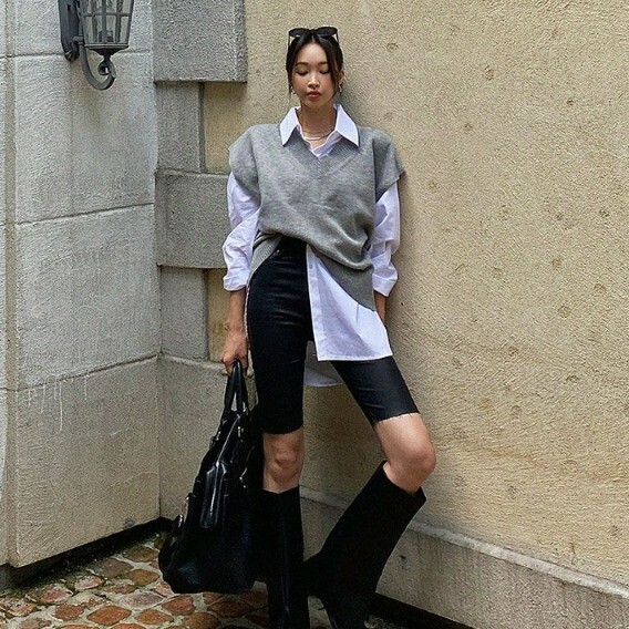 7050塗料五分牛仔褲