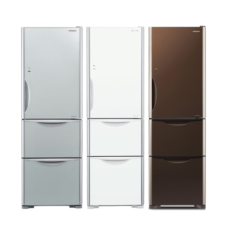 【私訊享優惠】HITACHI日立 394L 變頻三門電冰箱 RG41B / RG41BL (右開/左開) 純淨自動製冰