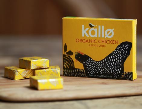 Kallo Organic Chicken Stock Cube x 2 boxes (6 cubes) (70407)