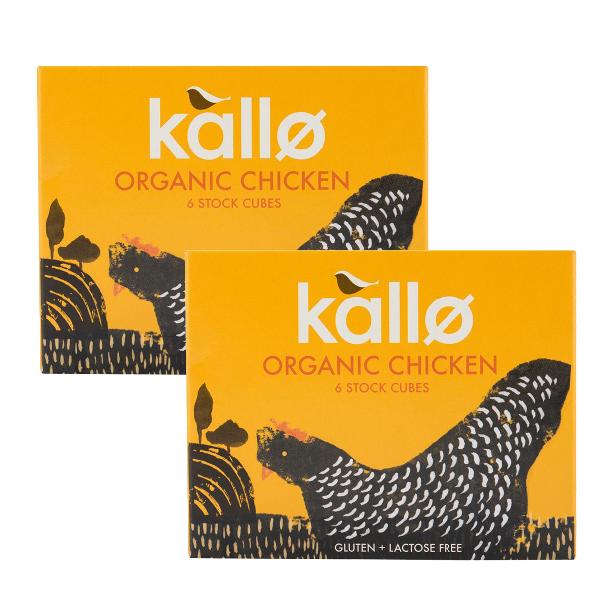 Kallo 有機雞肉湯粒 x 2 盒 (6粒) (70407)