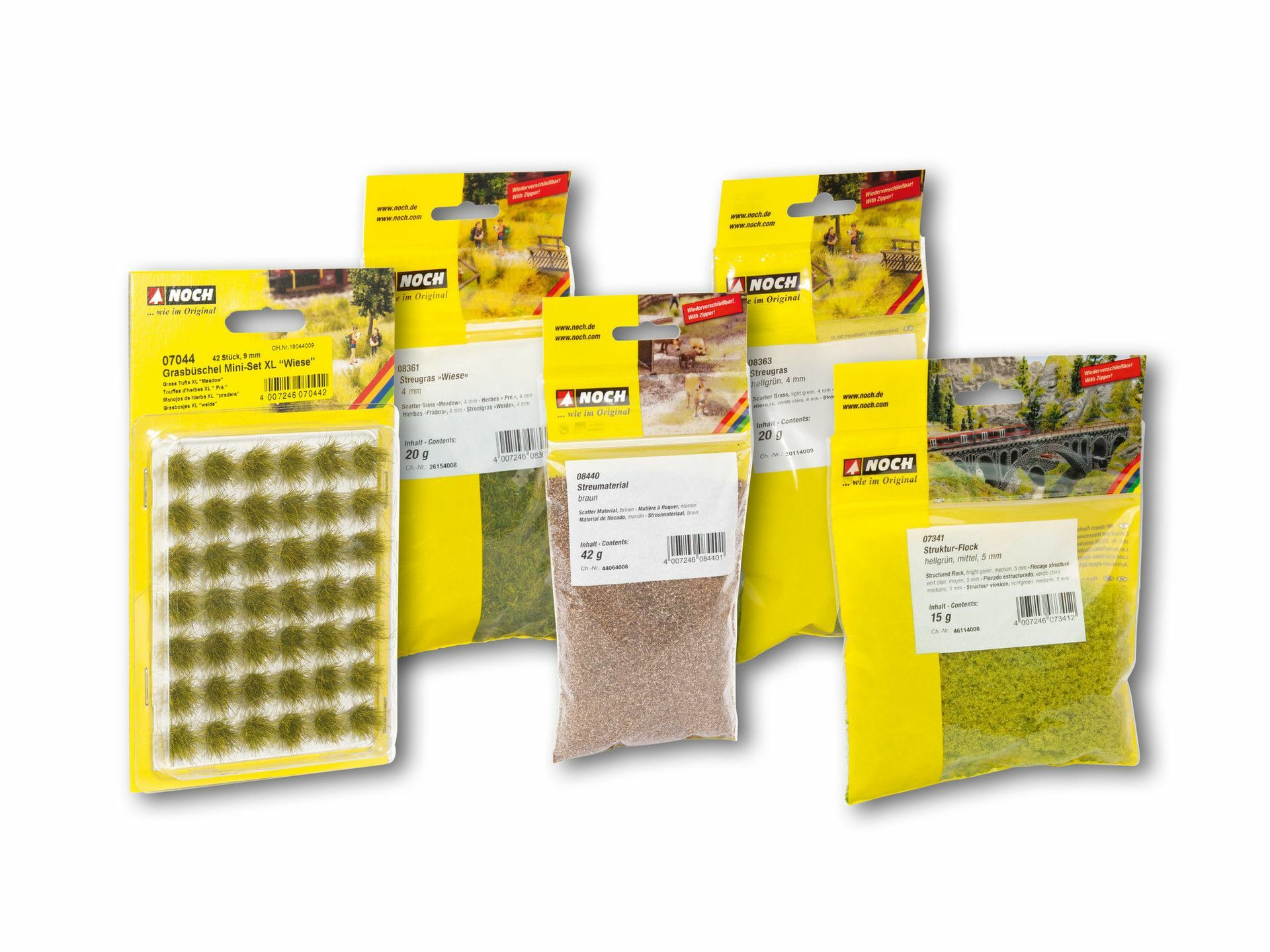 Noch 60771 HO規 Vegetation Start Set  Meadow 草原植被基本組