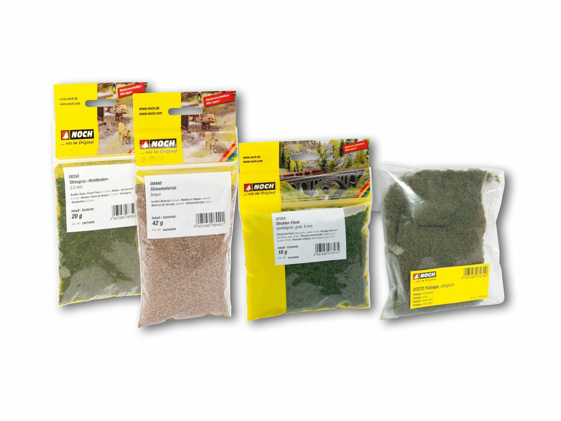 Noch 60772 HO規 Vegetation Starter Set  In the Forest 森林植被基本組