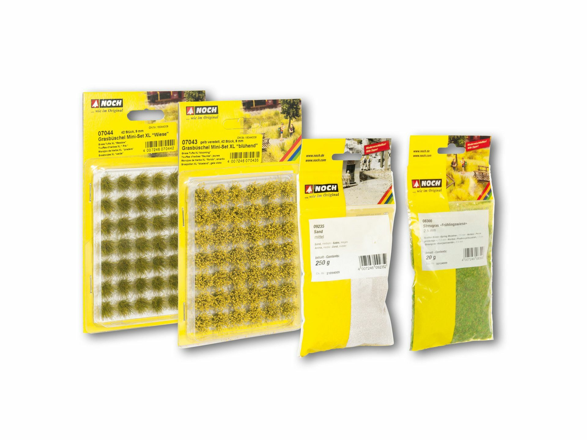 Noch 60774 HO規 Vegetation Starter Set On the Bank 湖岸上植被基本組