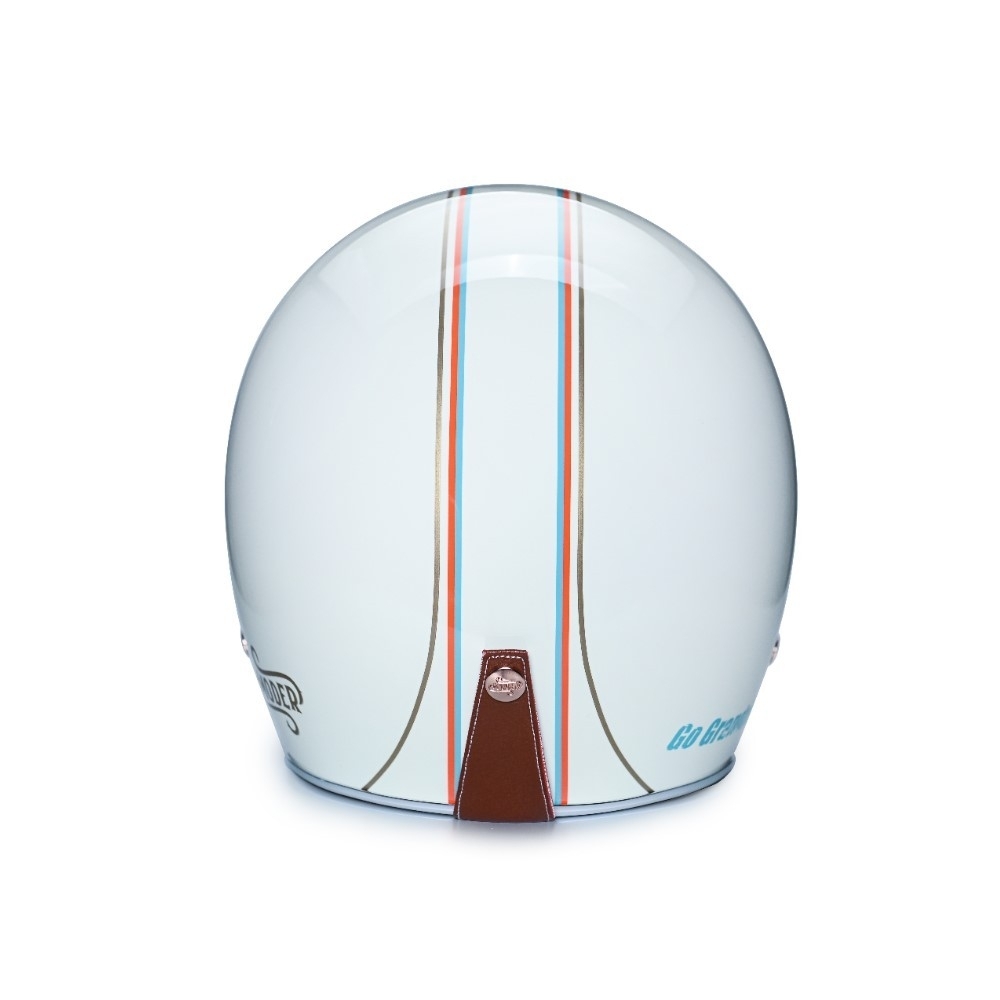 MODER  JONES 瓊斯 不老騎士聯名公益帽 亮光椰奶白 3/4罩 復古帽