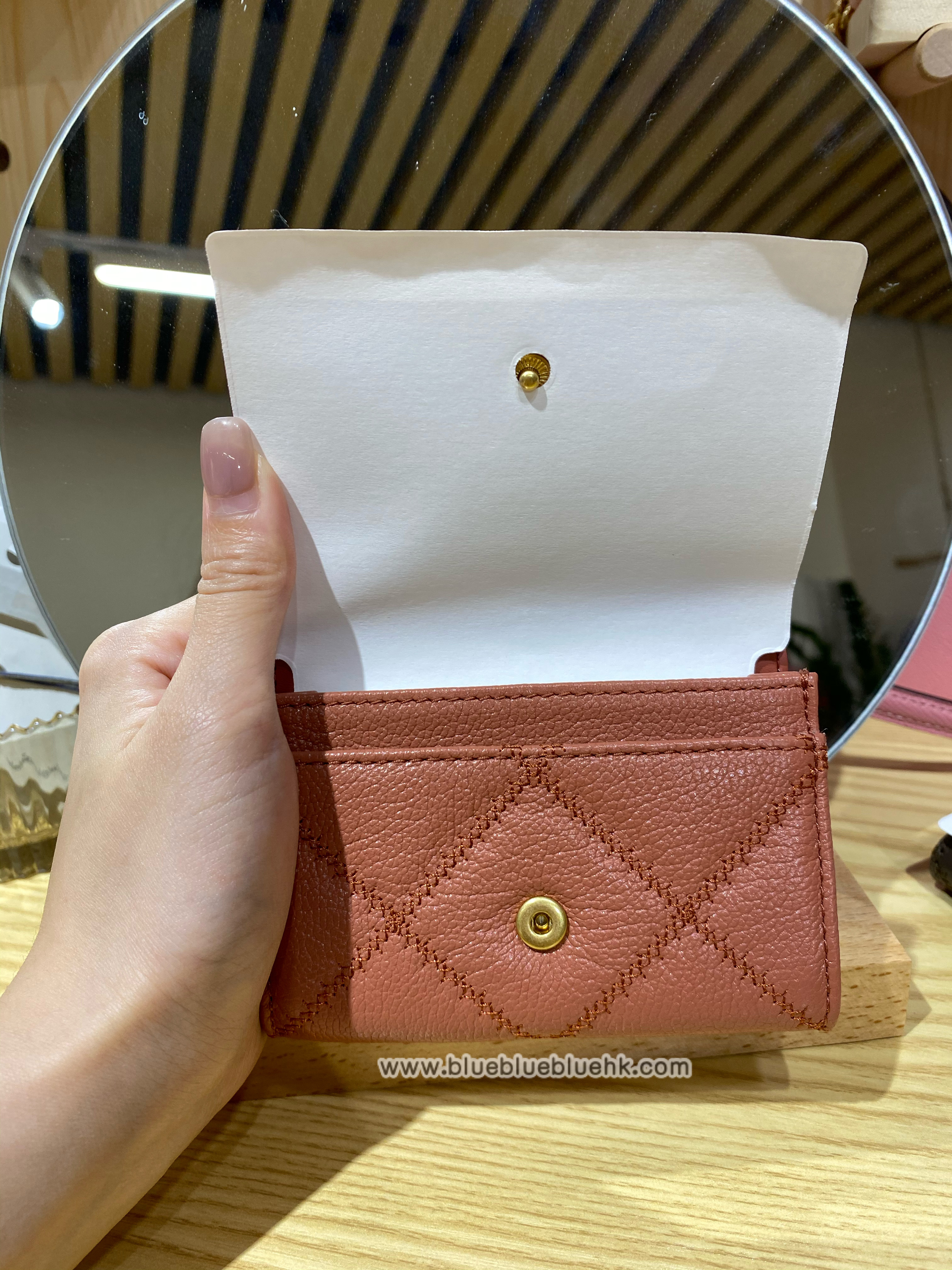 Tory Burch菱格卡包