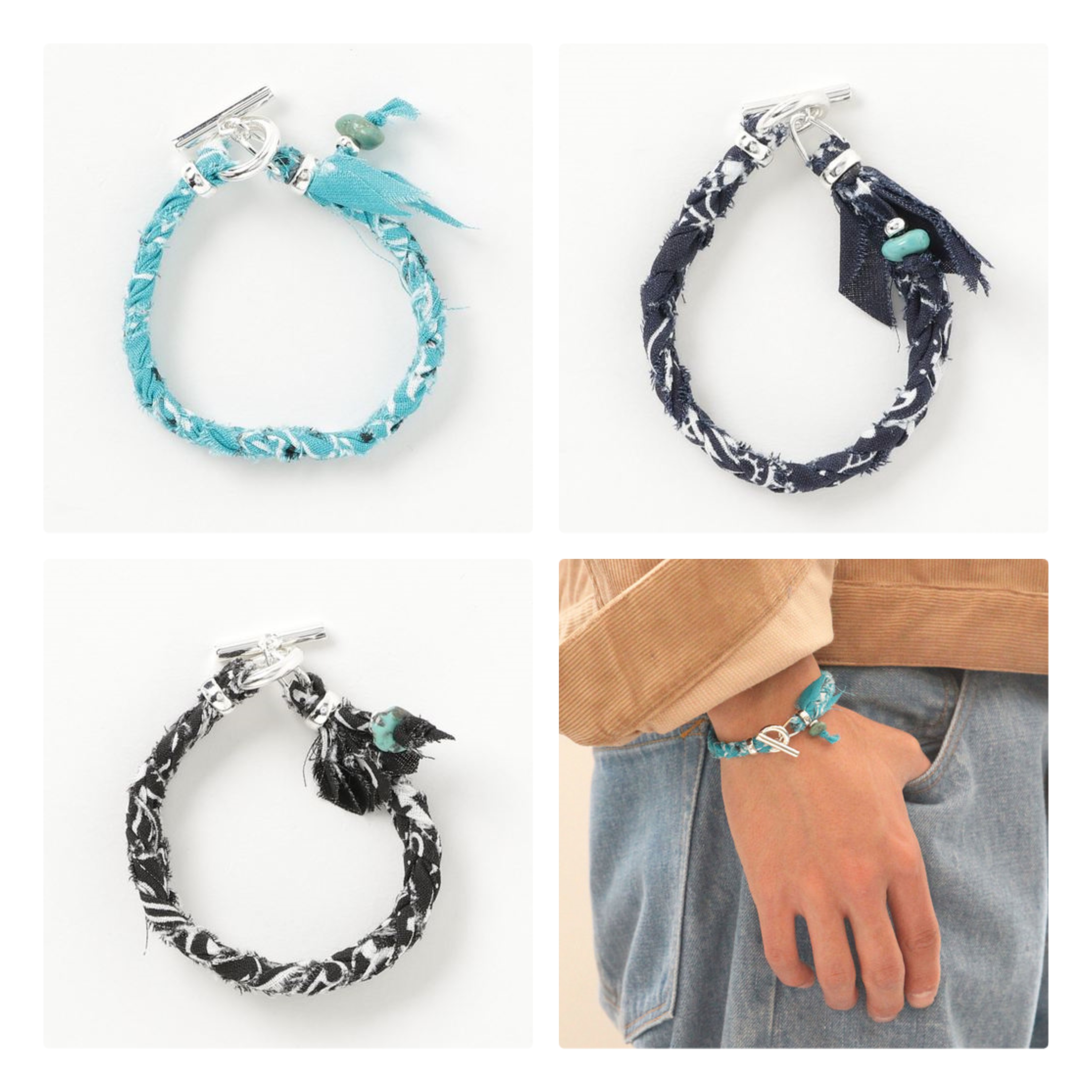 SunKu BANDANA BRACELET 變形蟲 手鍊 編織手環