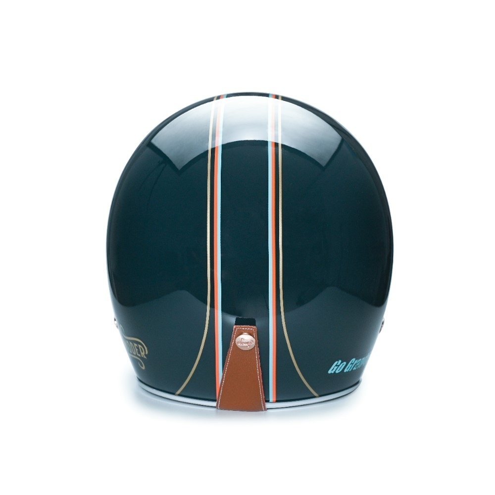 MODER  JONES 瓊斯 不老騎士聯名公益帽 亮光暗夜藍 3/4罩 復古帽